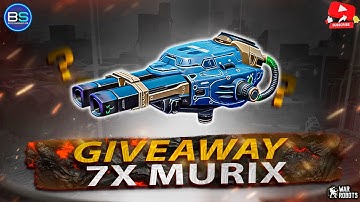 🟢Giveaway 7x Murix weapons  Live Stream #warrobots #варроботс    #WRWinMurix