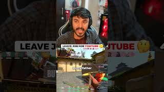 Leave JOB for FULLTIME YOUTUBE #indiangamer