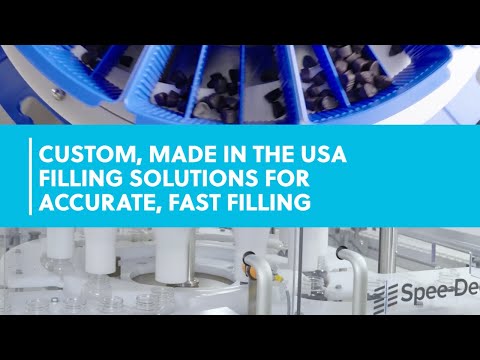 Rigid Container Filling Solutions for Accurate, Clean Fills | Spee-Dee Packaging Machinery