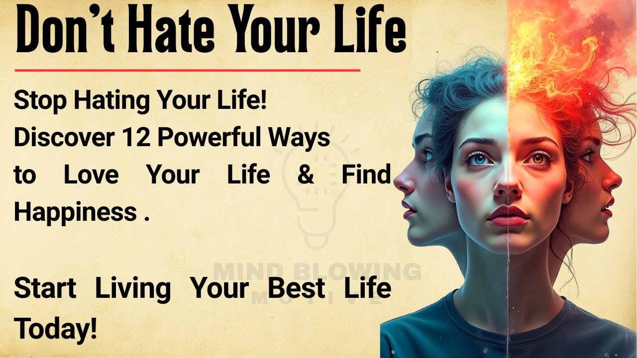 12 Ways to Stop Hating Life 😌 Transform Your Mindset , Love Yourself ...