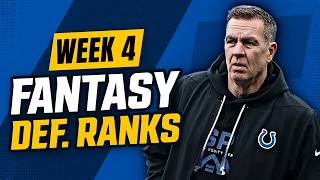 Fantasy Football Defense Rankings Week 4: Colts Are a Sleeper Start