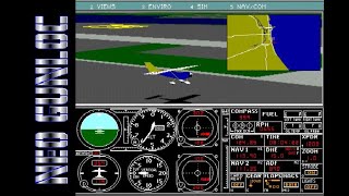 Microsoft Flight Simulator 3.0 - DEMO on DOS