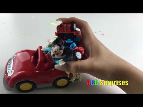 Silly String Attack Green Goblin Traps Thomas and Friends Mickey to the Rescue Shopkins Egg Surprise