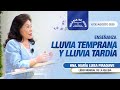 Enseñanza: Lluvia temprana y lluvia tardía - 6 de agosto de 2020 - Hna. María Luisa Piraquive, IDMJI