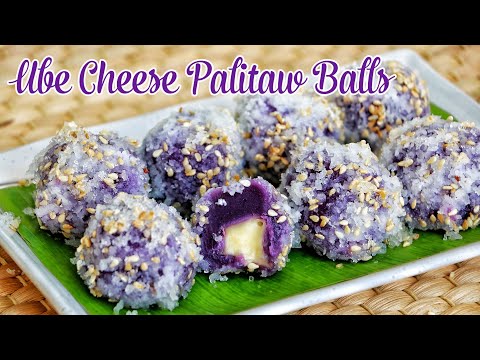 UBE CHEESE PALITAW BALLS | Meryendang pinoy recipe pang negosyo | Pinakabagong balita tungkol sa meryendang pang negosyo - philippines knowledge