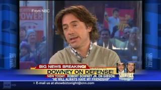 CNN: Robert Downey Jr. defends Mel Gibson