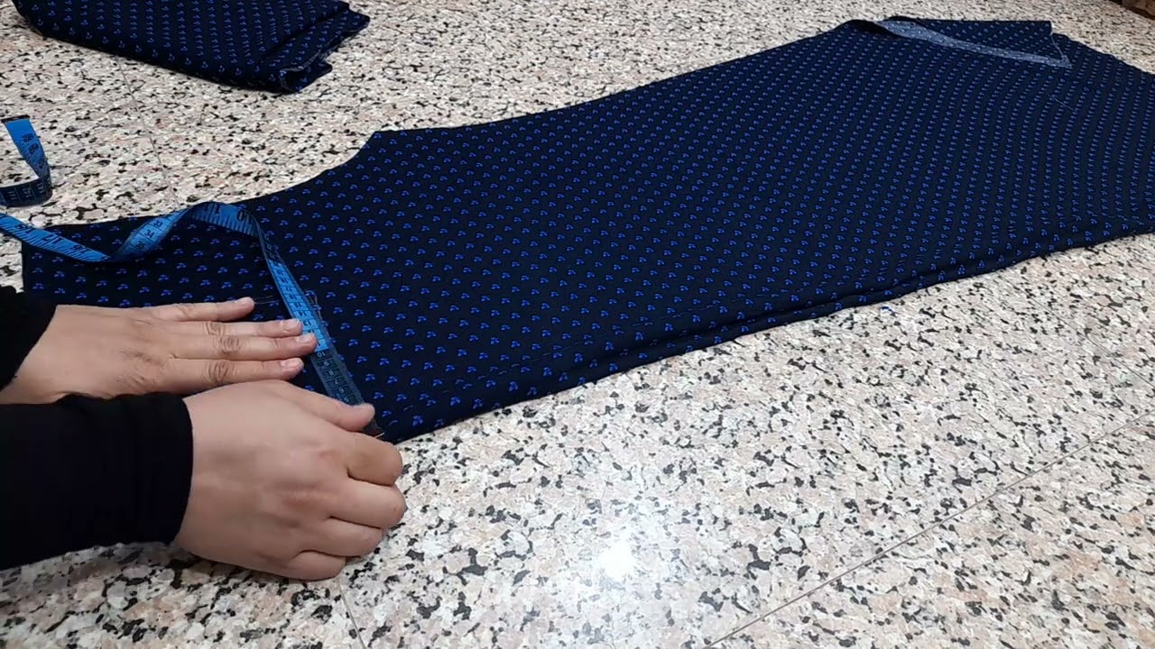 فصال دشداشه صدر لاستيك بلاشبار وشريط القياس 💁‍♀️