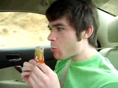 Trying a McDonald's Taro Pie...