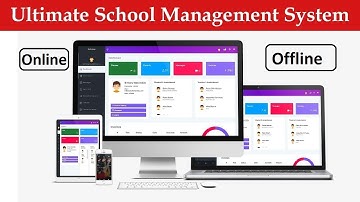 Smart School : School Management System Php work offline online
