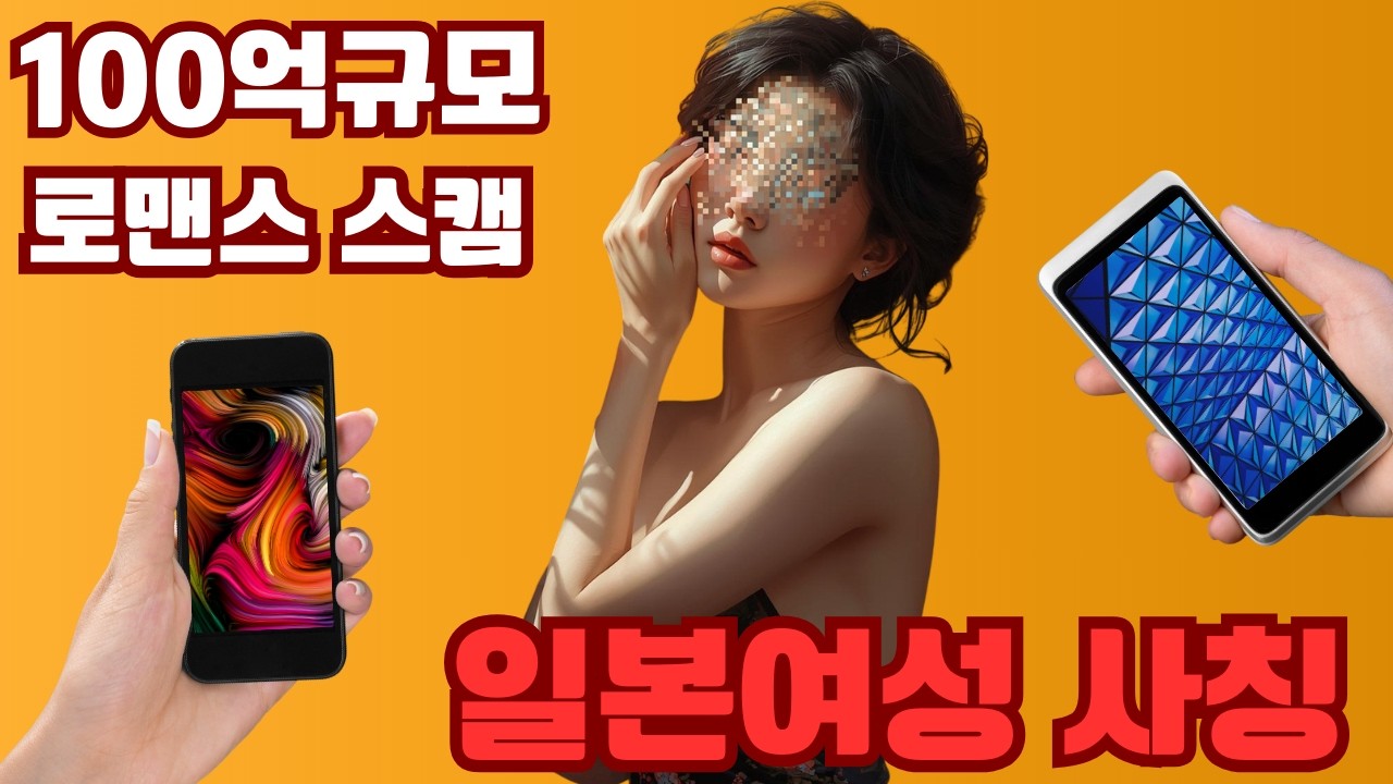 일본여성 로맨스스캠, 피해규모만 100억원대!?