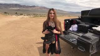 Model photoshoot at Moon Rocks