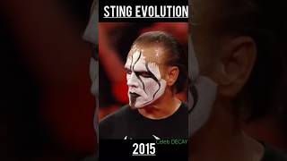 Evolution of STING #sting #wwe #evolution #viral #viralvideo #smackdown #aew #raw