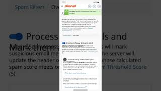 How to enable spam filters in cPanel