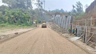 Batu jomba terbaru‼️Jalan yang rusak ini kembali di timbun sta 10 akan segera di cor