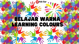 BELAJAR MENGENAL WARNA BAHASA INDONESIA BAHASA INGGRIS LEARNING COLOURS | NAMA WARNA WARNA MERAH