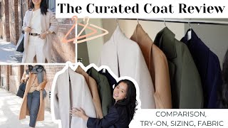 THE CURATED COAT REVIEW  TryOn, Sizing, Fabric, Style Comparison  Tailored, London & Modern Coats