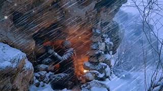 Surviving A The Most Intense Snowstorm Ever Stone House In The Most Intense Blizzard Ever.