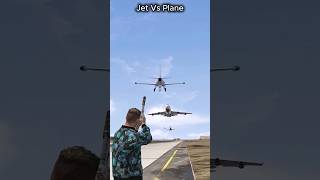 Jet vs Plane 💥 gta 6 edition #shorts #gta #crash #jet #plane #crash