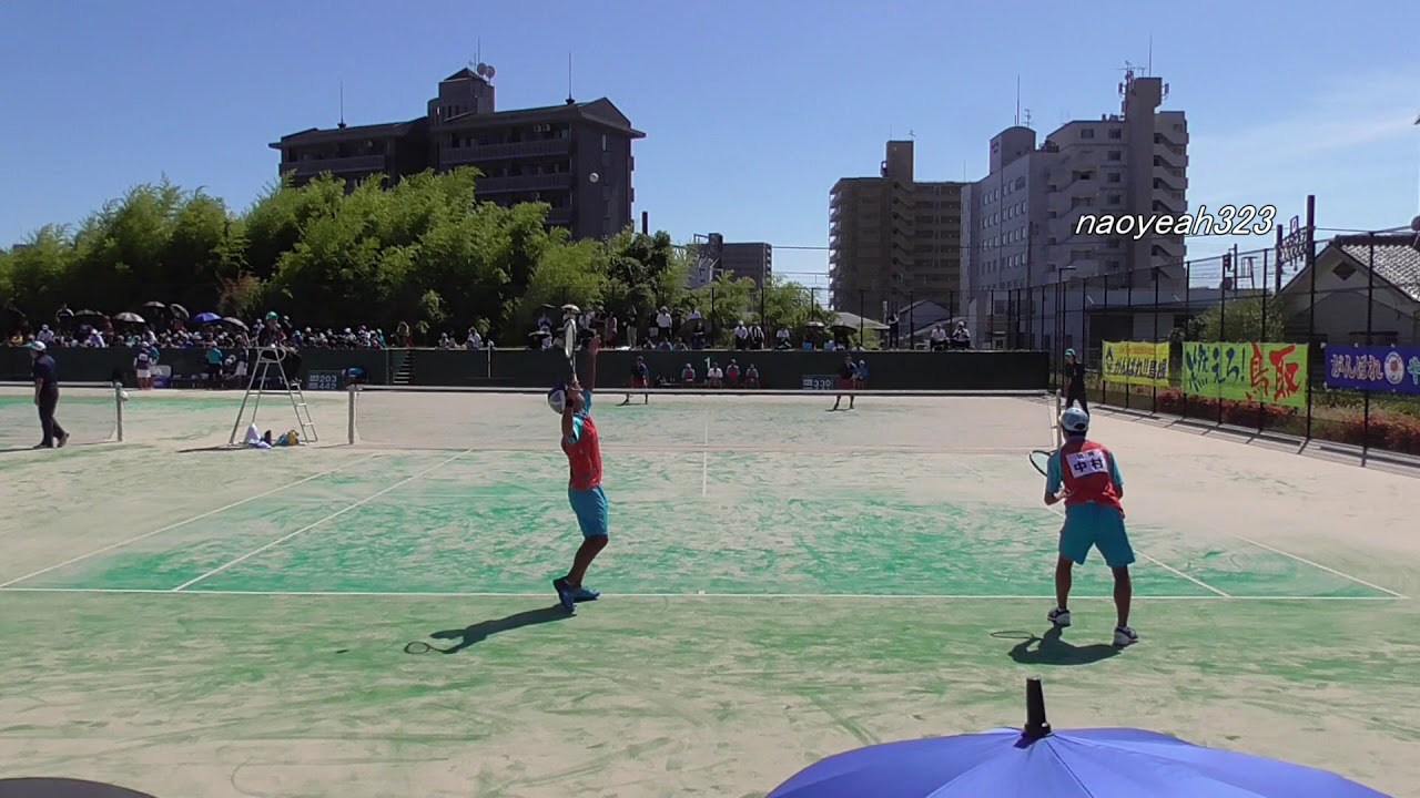 2018年 中国ミニ国体 少年男子 第三対戦 河原・米澤（岡山県） 対 中村・原田（島根県）