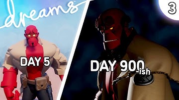 Making a Hellboy game from SCRATCH | Dreams PS4 (Part 3)