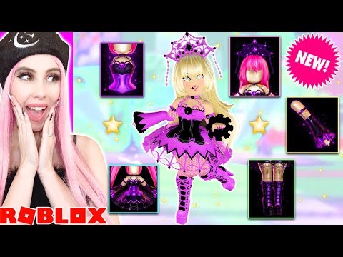 Buying The Brand New Shadow Empress Set 125 000 Diamond Spending Spree Roblox Royale High Youtube - bottle set roblox