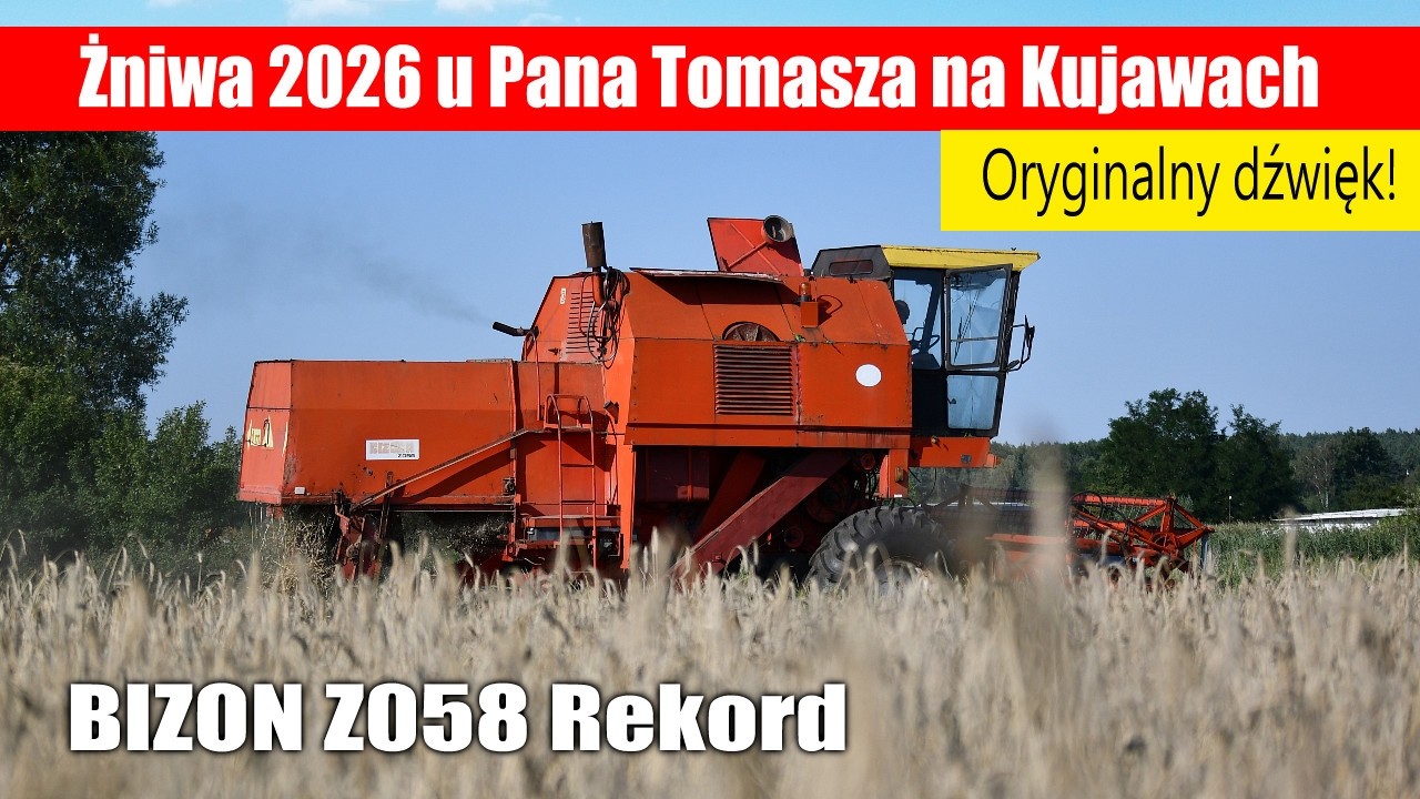 BIZON Z058 Rekord żniwa 2026 w gospodarstwie Pana Tomasza na Kujawach maxresdefault BIZON Z058 Rekord żniwa 2026 w gospodarstwie Pana Tomasza na Kujawach