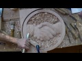 WOOD CARVING panno &quot;Hand&quot;