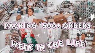 STUDIO VLOG #107 | PACKING 1500+ ORDERS 📦 WEEK IN THE LIFE SMALL BUSINESS 🖤 BLACK FRIDAY ✨