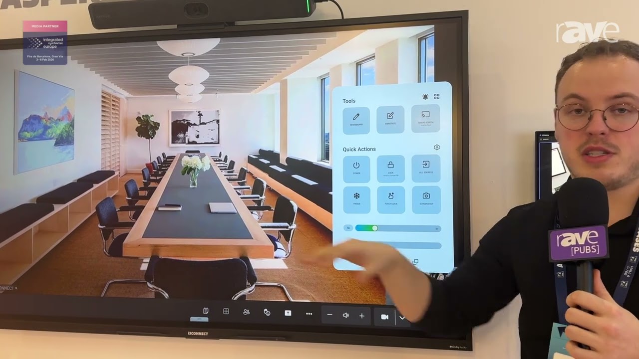 ISE 2026: i3CONNECT Demos Aspen 4 Microsoft Teams Rooms Bundle