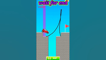 DRAW BRIDGE PUZZLE GAMES level 74 🚘🔥 #gaming #shorts #bridge #puzzle