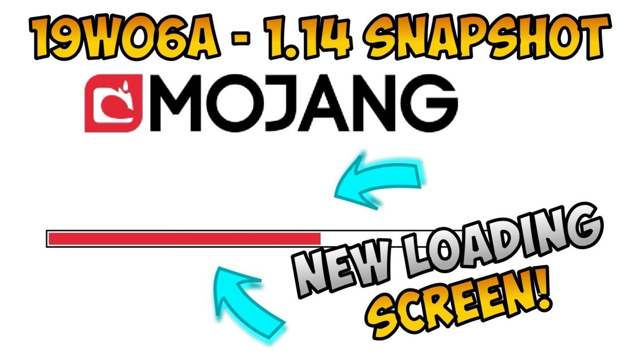 19w06a - 1.14 Snapshot - NEW LOADING SCREEN! - Minecraft Snapshots
