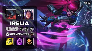Irelia vs Aatrox Top - KR Grandmaster - Patch 12.22 Season 12