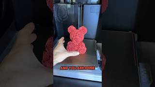 Perfect Color For A Sweet Rose Bear 3D Print For My Valentine