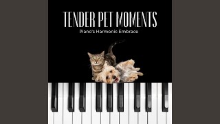 Harmonic Pet Melodies: Captivating Piano's Tender Connection