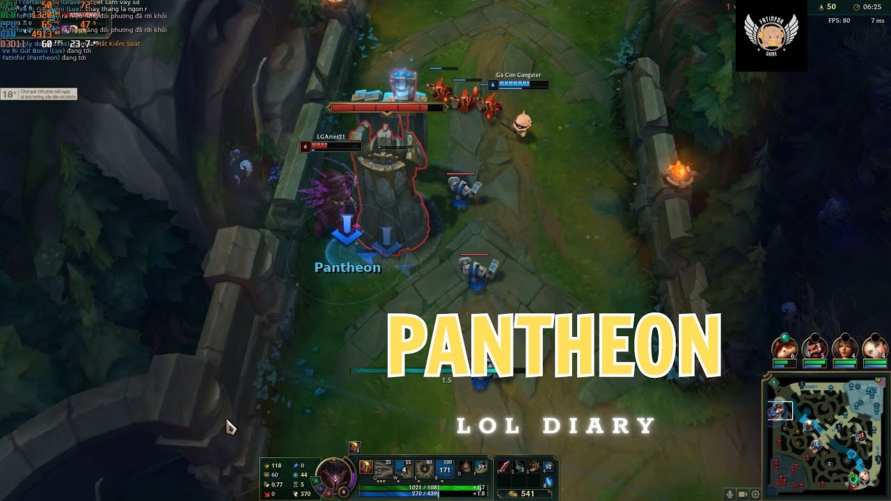 Ruthless Pantheon with Scorch rune anti melee strategy - Play LoL ...