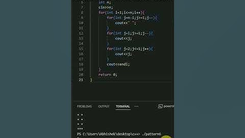 palindrome | c++ coding | coding | pattern with c++ code |  c++