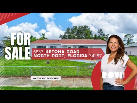 6837 KETONA ROAD, North Port, FL home video tour