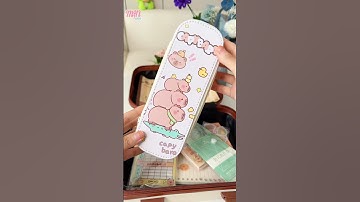 Capybara stationery | Dụng cụ học tập Capybara 🤩 #kawaii #cute #stationery #capybara #students