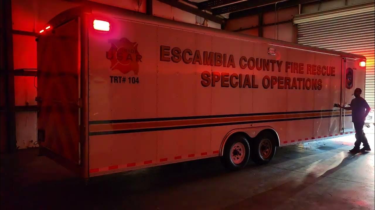 Escambia County Fire Rescue Special Operations Wells Cargo Trailer