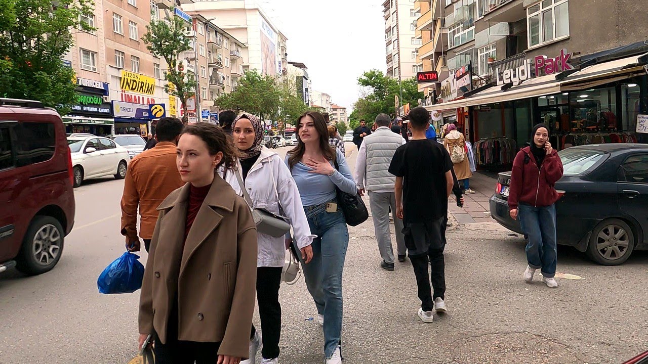 Ankara [4k60fps], Demetevler'de Gezinti - Strolling Around Demetevler