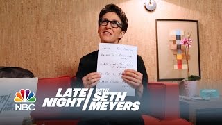 Rachel Maddow's Angry Punk Songs to Get You Through the Midterms - Late Night with Seth Meyers