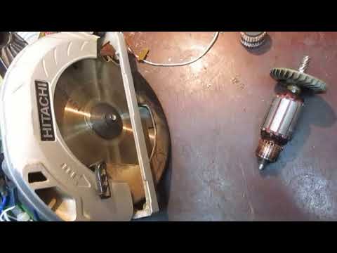 Корпус електродвигуна C7MFA Hitachi/HiKOKI 323929, видео 3