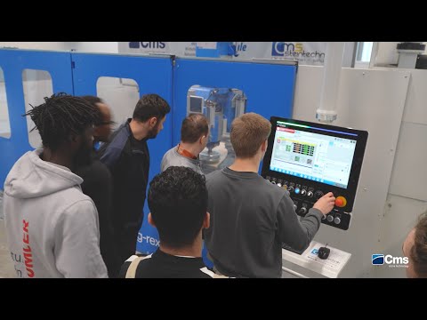 Young talents in stone machining are being trained using CMS Stone Technology machines!