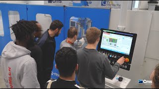 Young talents in stone machining are being trained using CMS Stone Technology machines!