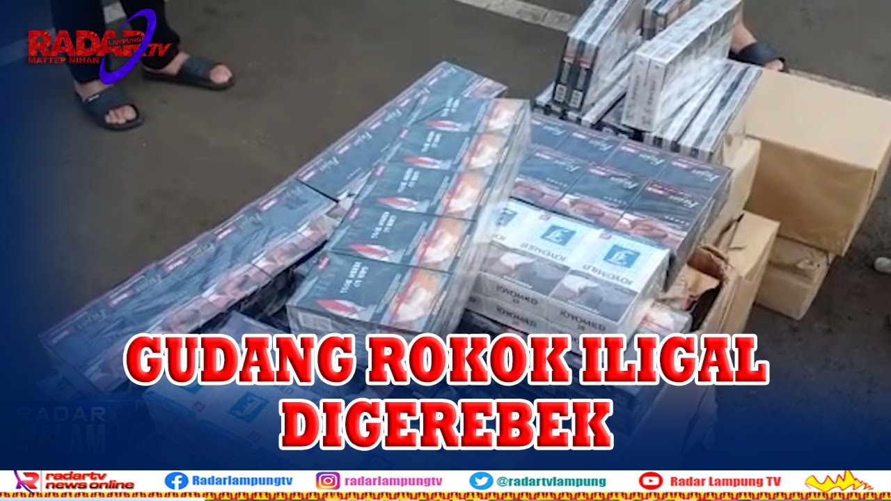 Gudang Rokok Ilegal Digerebek, Pemilik Diciduk