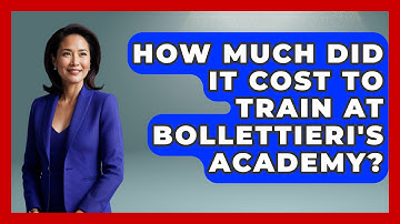 How Much Did It Cost To Train At Bollettieri