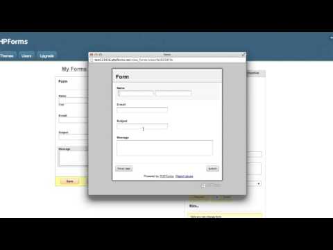 How to create contact form using online form builder