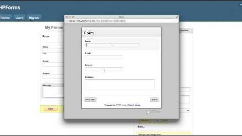 How to create contact form using online form builder