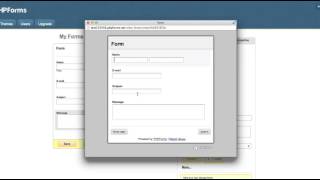 How to create contact form using online form builder