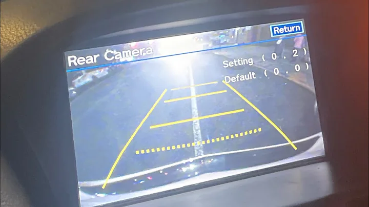 ACURA TL 4th gen fixed backup camera(EASY)